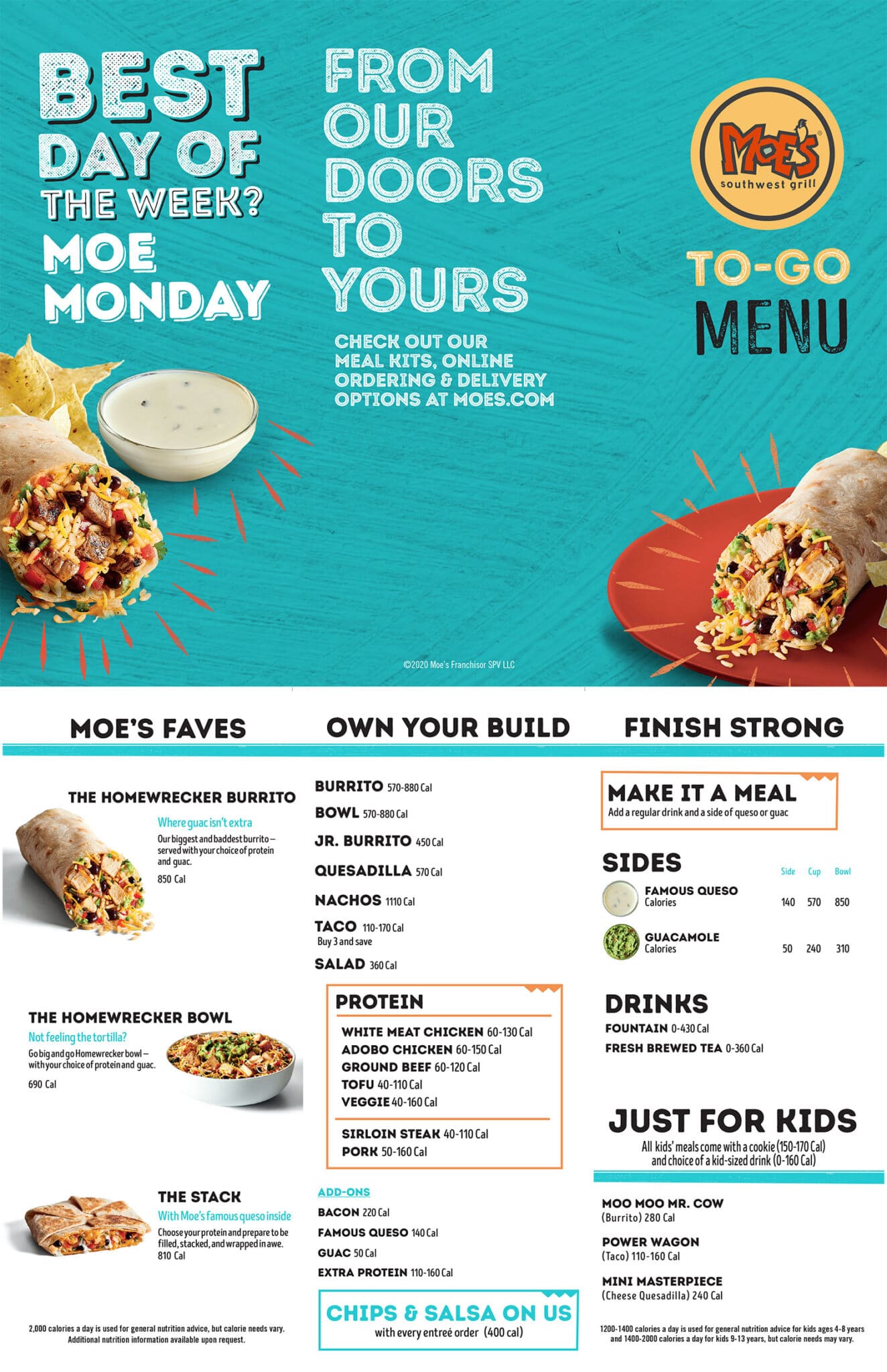 Moe'S Southwest Grill Menu