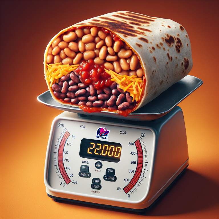 The Nutritional Breakdown: How Many Calories Are in a Taco Bell Bean Burrito?