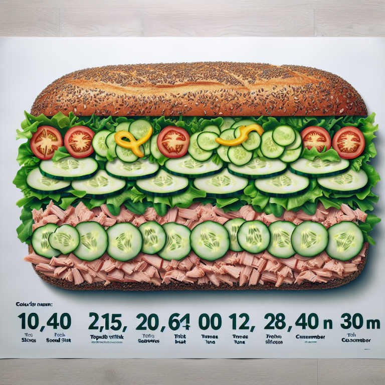 subway tuna sandwich calories