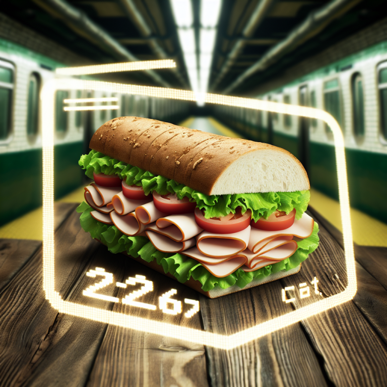 subway turkey sandwich calories