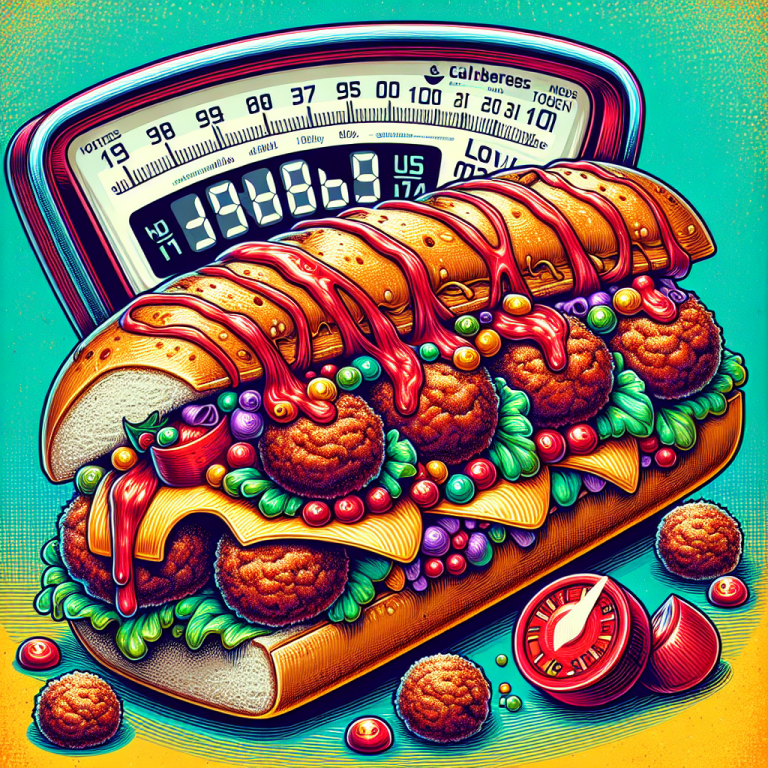 calories subway meatball