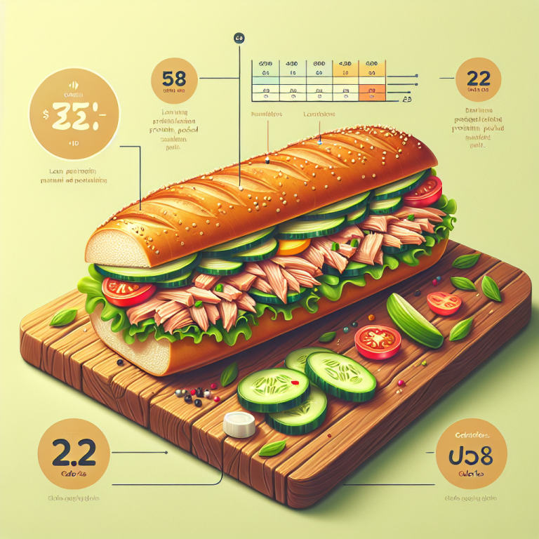 calories footlong tuna subway