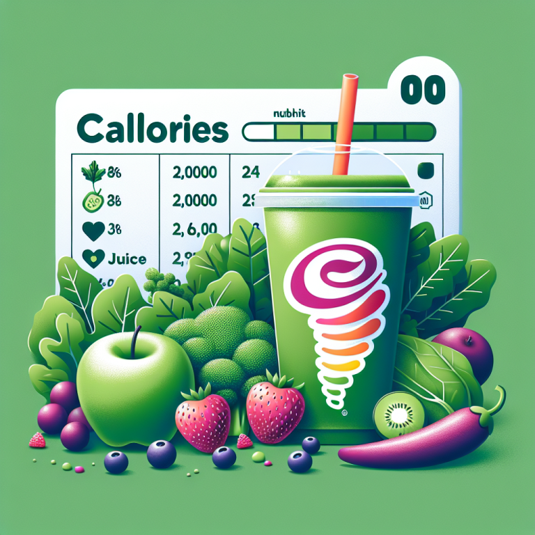 apple and greens jamba juice calories