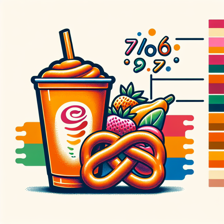 jamba juice pretzel calories