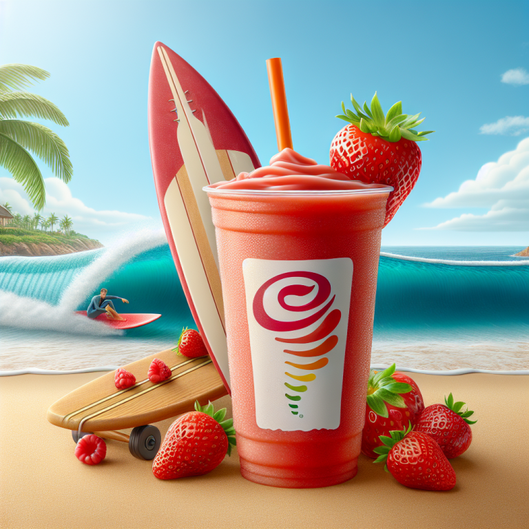 jamba juice strawberry surf rider calories