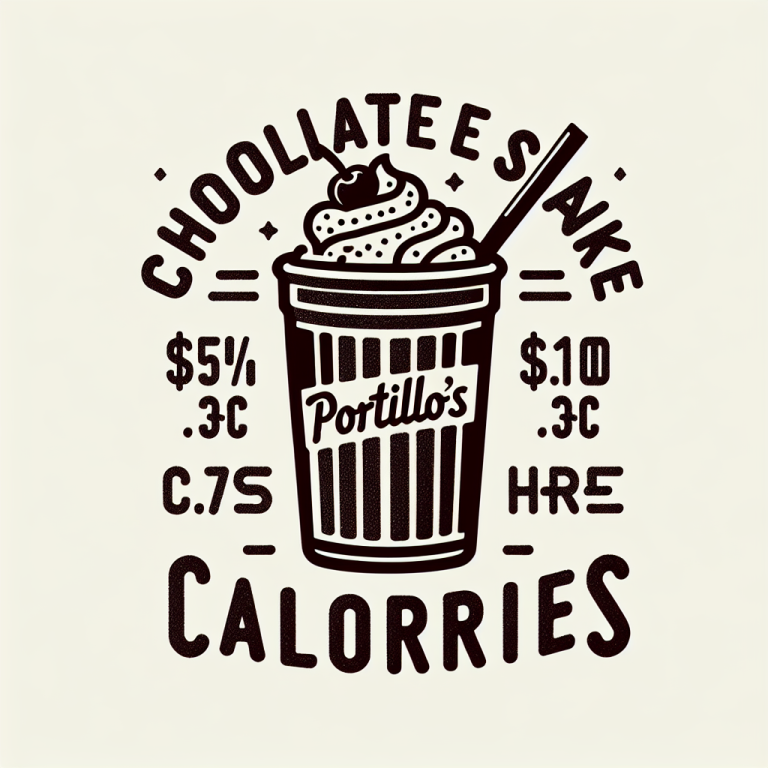 portilloʼs chocolate cake shake calories