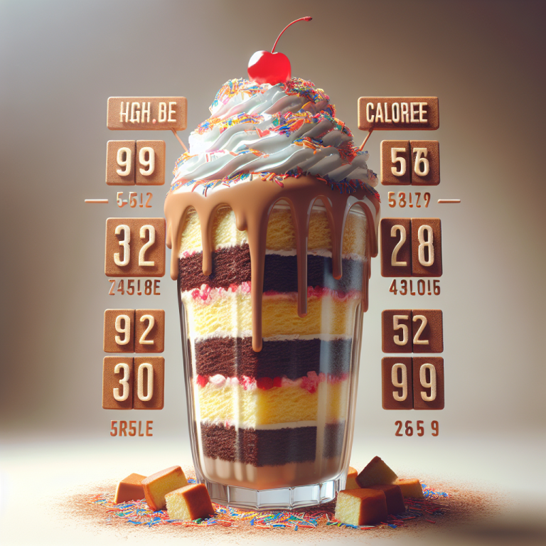 portilloʼs large cake shake calories