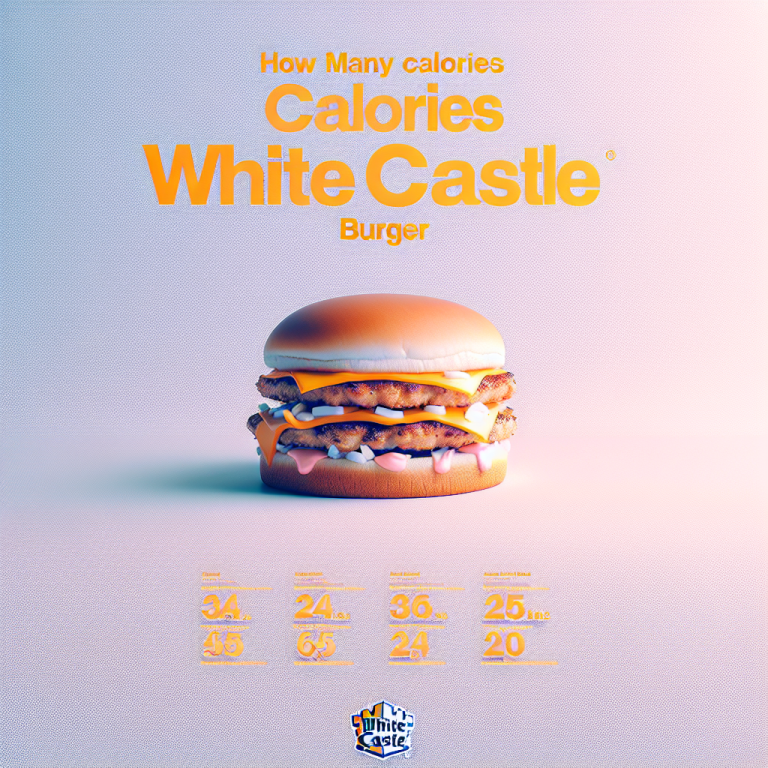 How Many Calories White Castle Burger