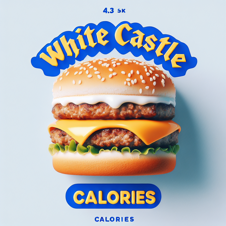 White Castle Cheeseburger Slider Calories