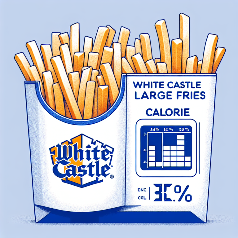 White Castle Large Fries Calories