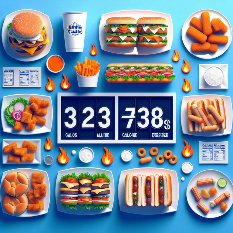 White Castle Menu Calories