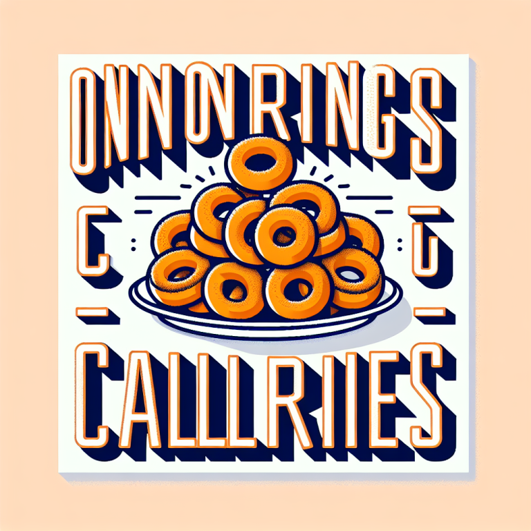 White Castle Onion Rings Calories