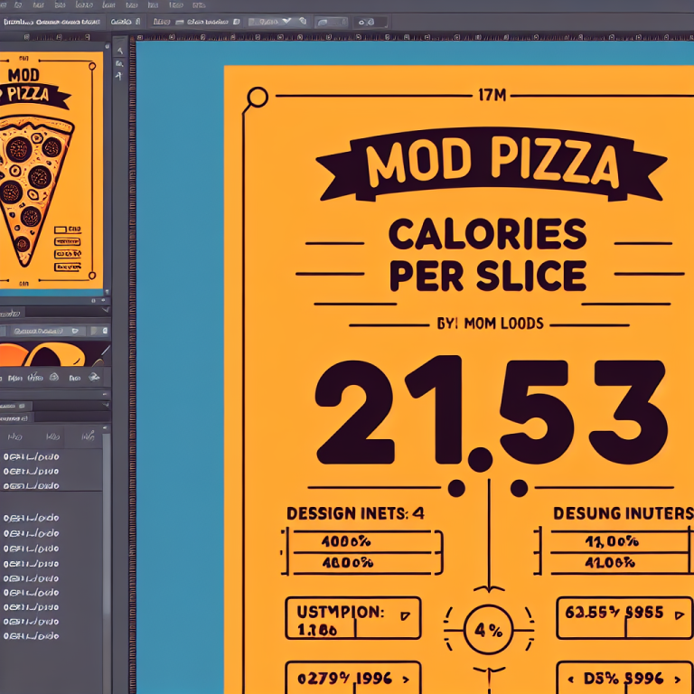 mod pizza calories per slice