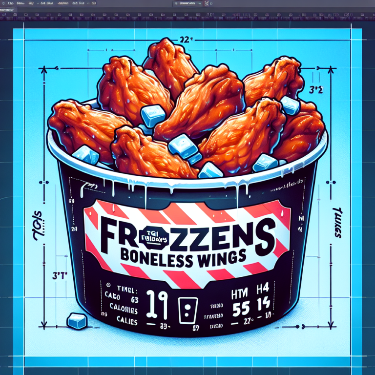 tgi fridays frozen boneless wings calories