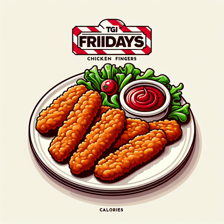 tgi fridays chicken fingers calories