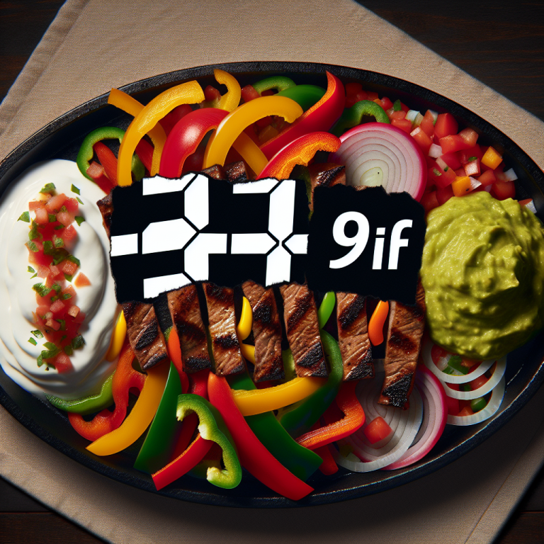 tgi fridays fajitas calories