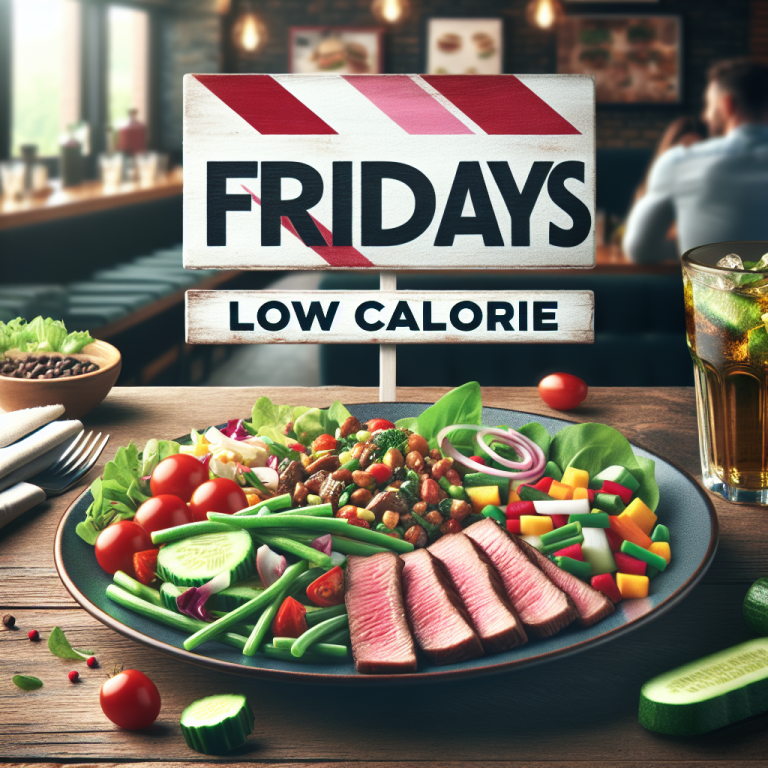 tgi fridays low calorie