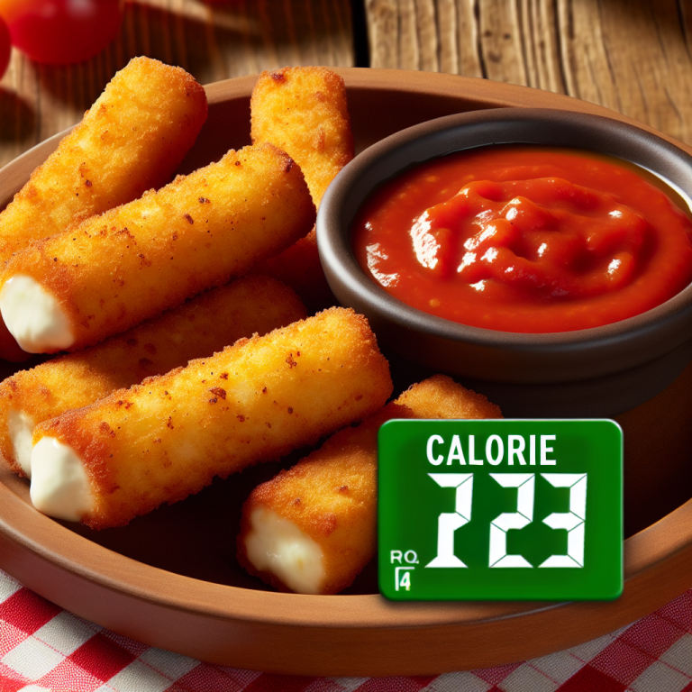 tgi fridays mozzarella sticks calories