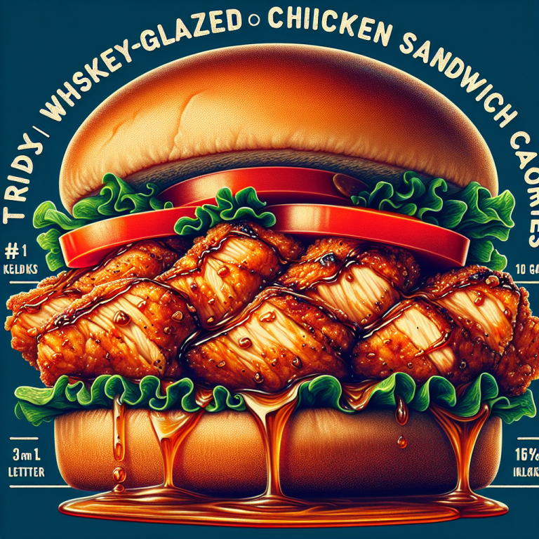 tgi fridays whiskey glazed chicken sandwich calories