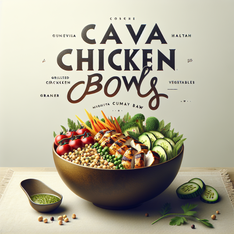 Cava Chicken Bowl Calories First Letter Capital Of Every Word Do Not Use Full Stop