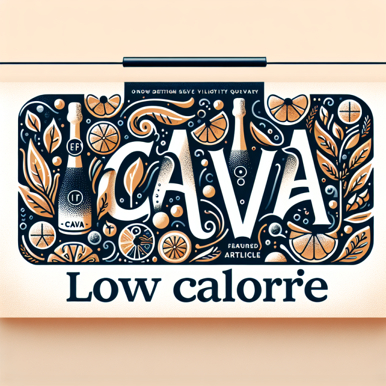 Cava Low Calorie First Letter Capital Of Every Word Do Not Use Full Stop