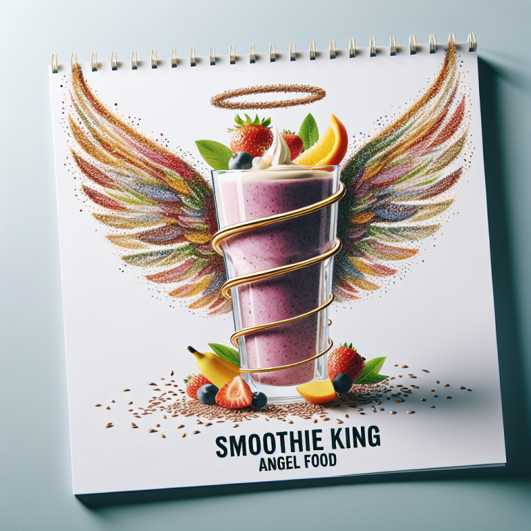 smoothie king angel food calories