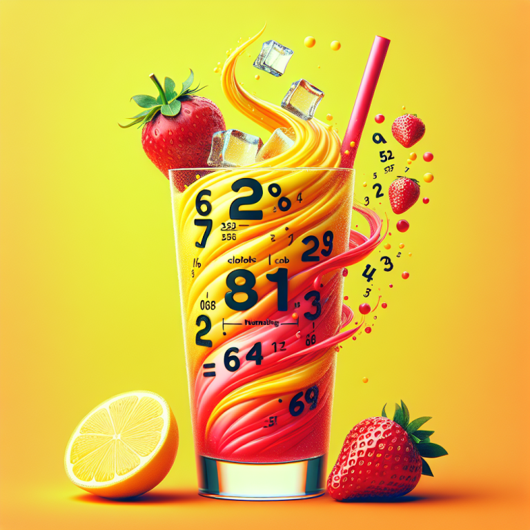 smoothie king lemon twist strawberry calories