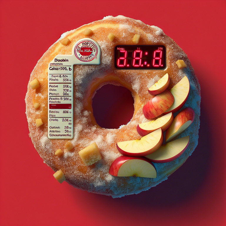 tim hortons apple fritter donut calories