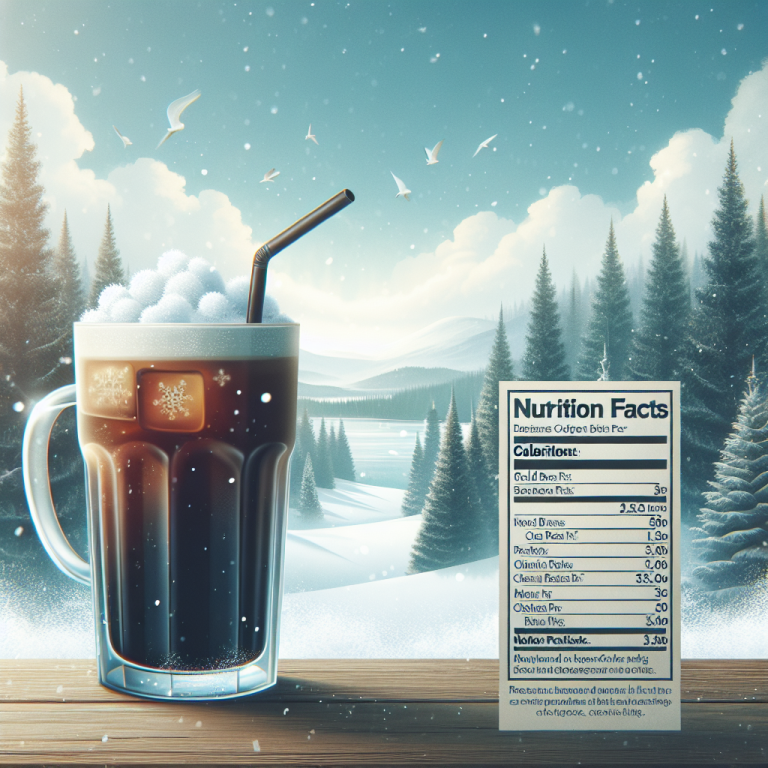 tim hortons cold brew calories