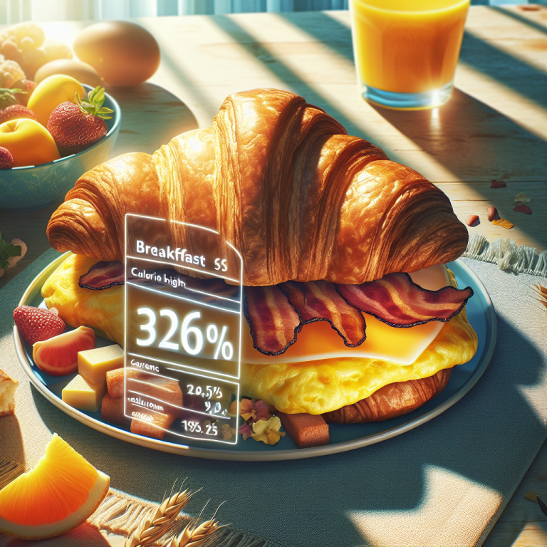 tim hortons croissant breakfast sandwich calories