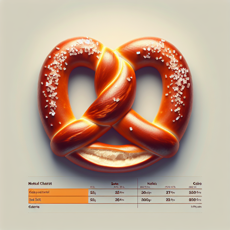 auntie anneʼs salted pretzel calories