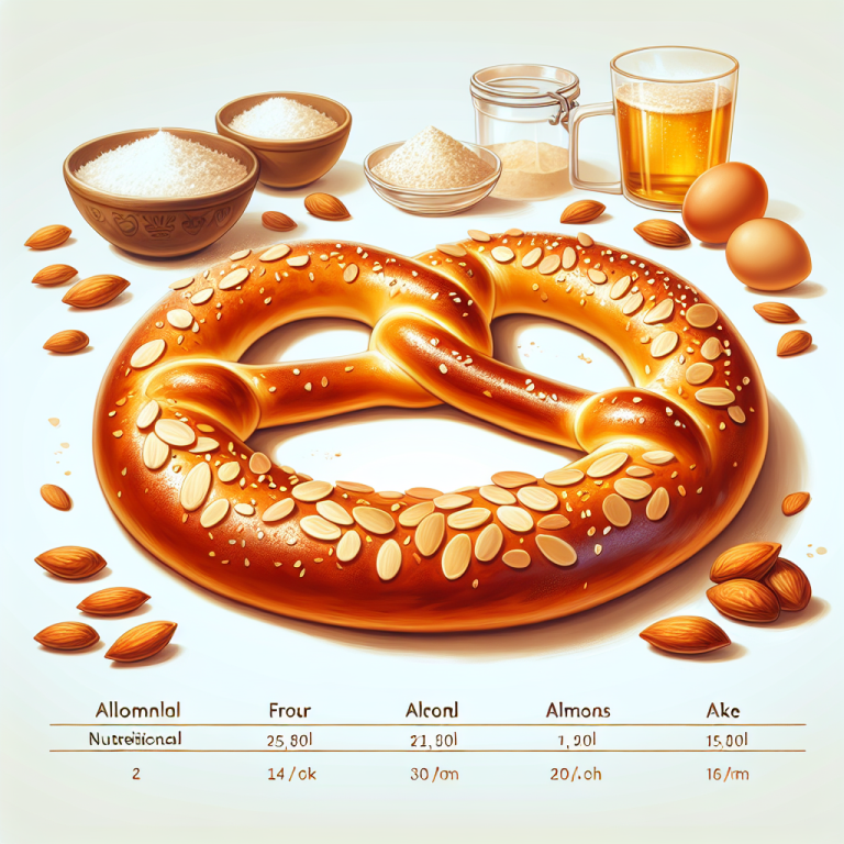 auntie anneʼs almond pretzel calories