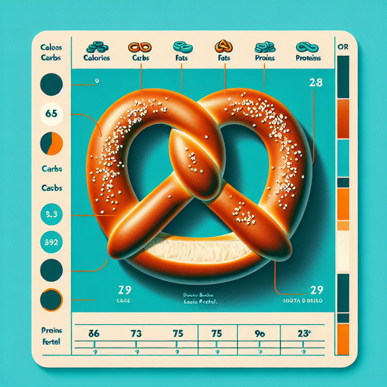 auntie anneʼs plain pretzel calories