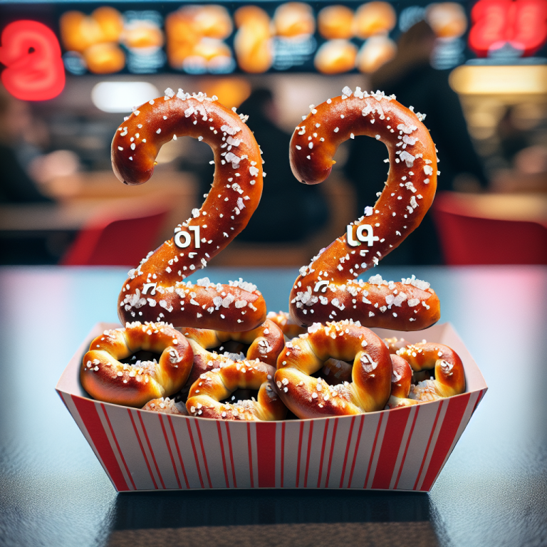 auntie anneʼs mini pretzel bites calories