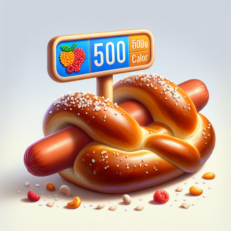 auntie anneʼs hot dog pretzel calories