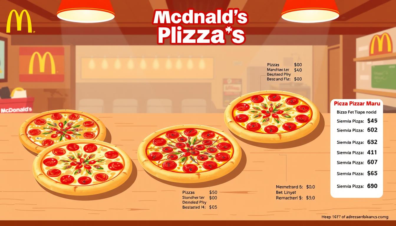 McDonald's Pizza Menu With Price