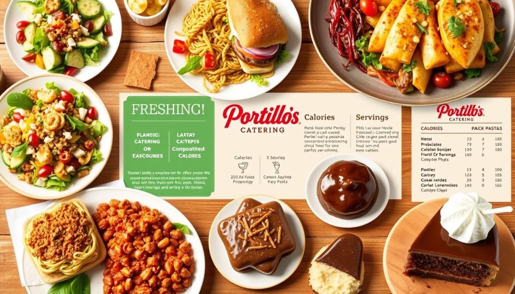 Portillo's catering items nutritional information