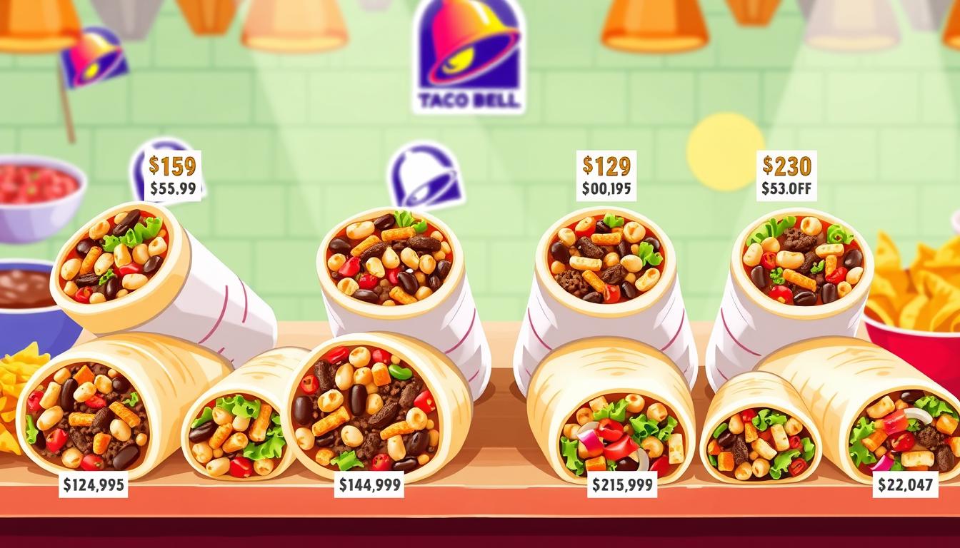 Taco Bell Burritos Menu With Prices