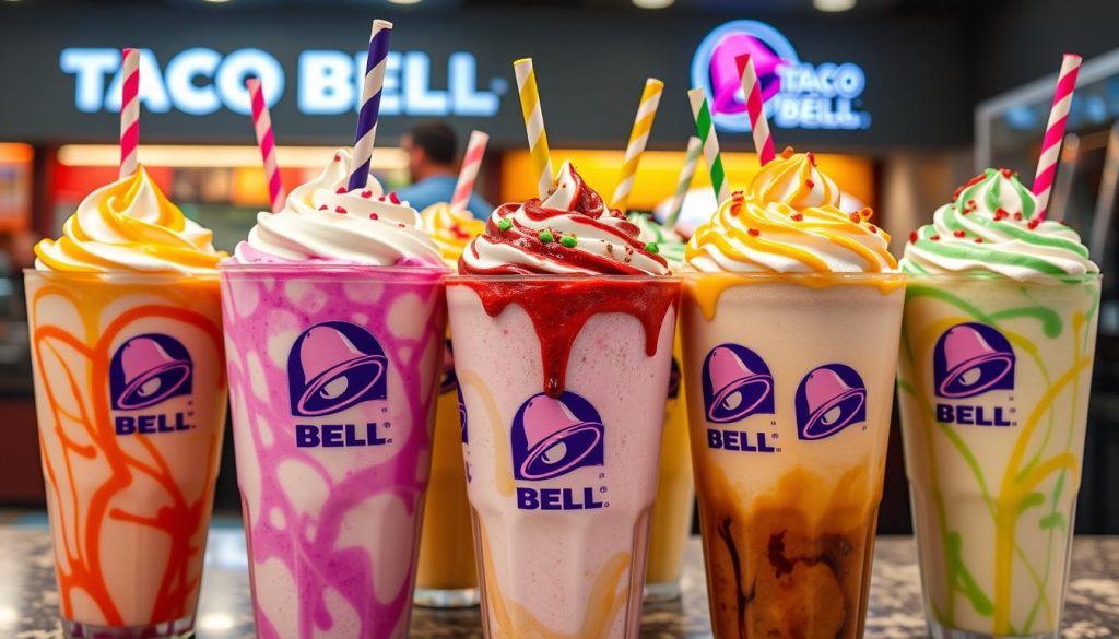 Taco Bell milkshake menu items