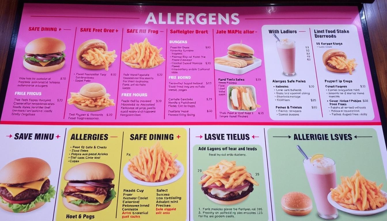 checkers allergen menu