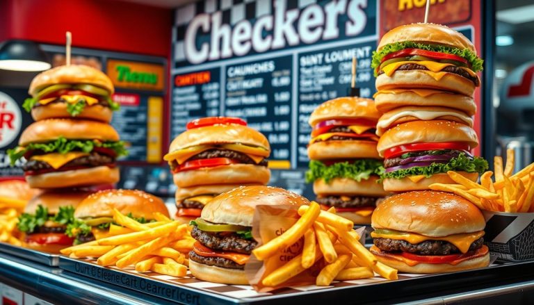 checkers burgers menu