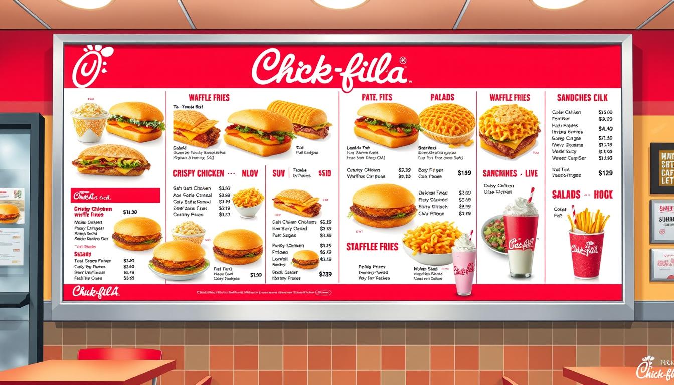 chick fil a menu with prices