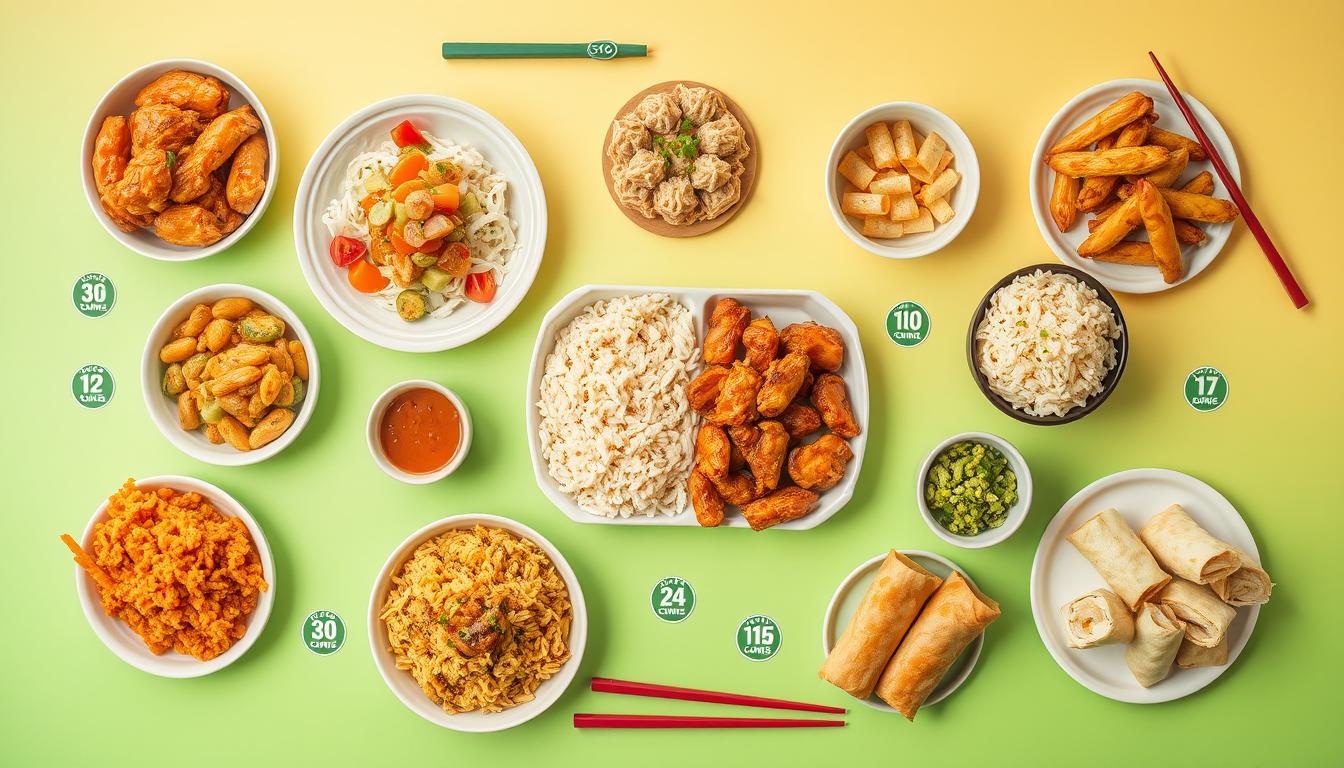 panda express menu calories