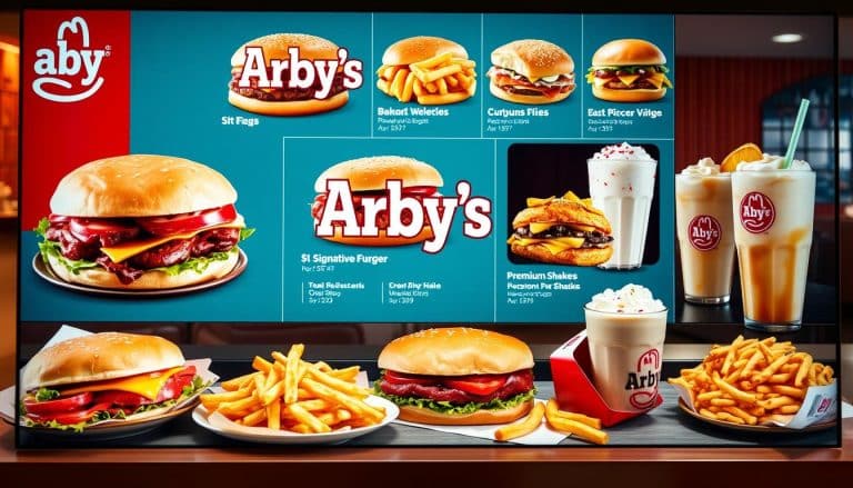 Arby's Online Menu With Prices