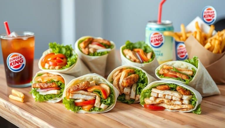 Burger King Wrap Menu