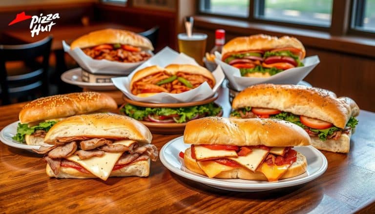 Pizza Hut Sandwiches Menu