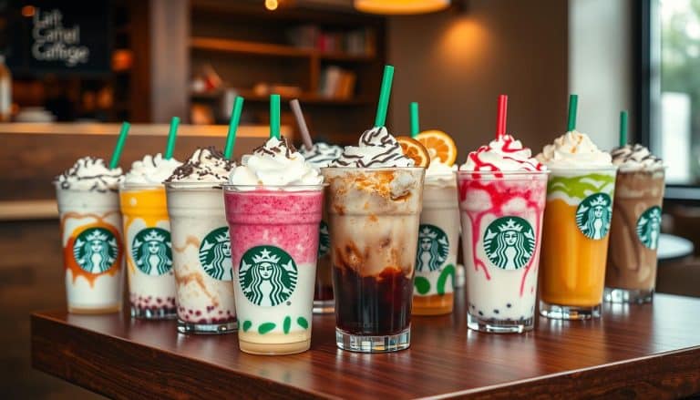 Starbucks Frappuccino Menu