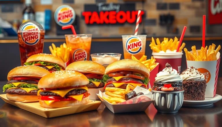 Takeout Burger King Menu