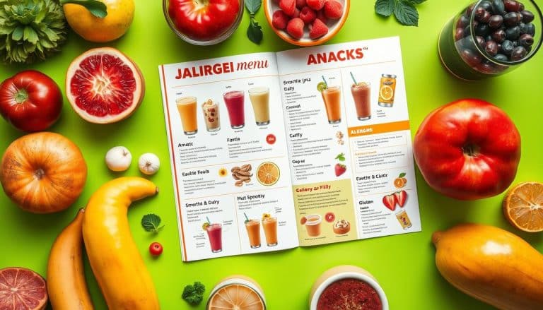 jamba juice allergen menu