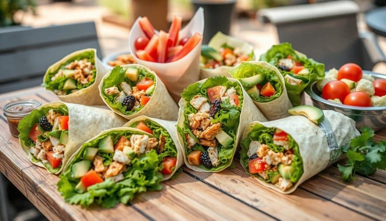 salad and go wraps menu